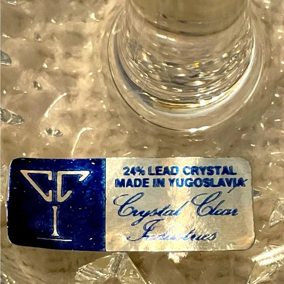 NIB Crystal Ring Holder.  24% lead Crystal - Picture 4 of 6